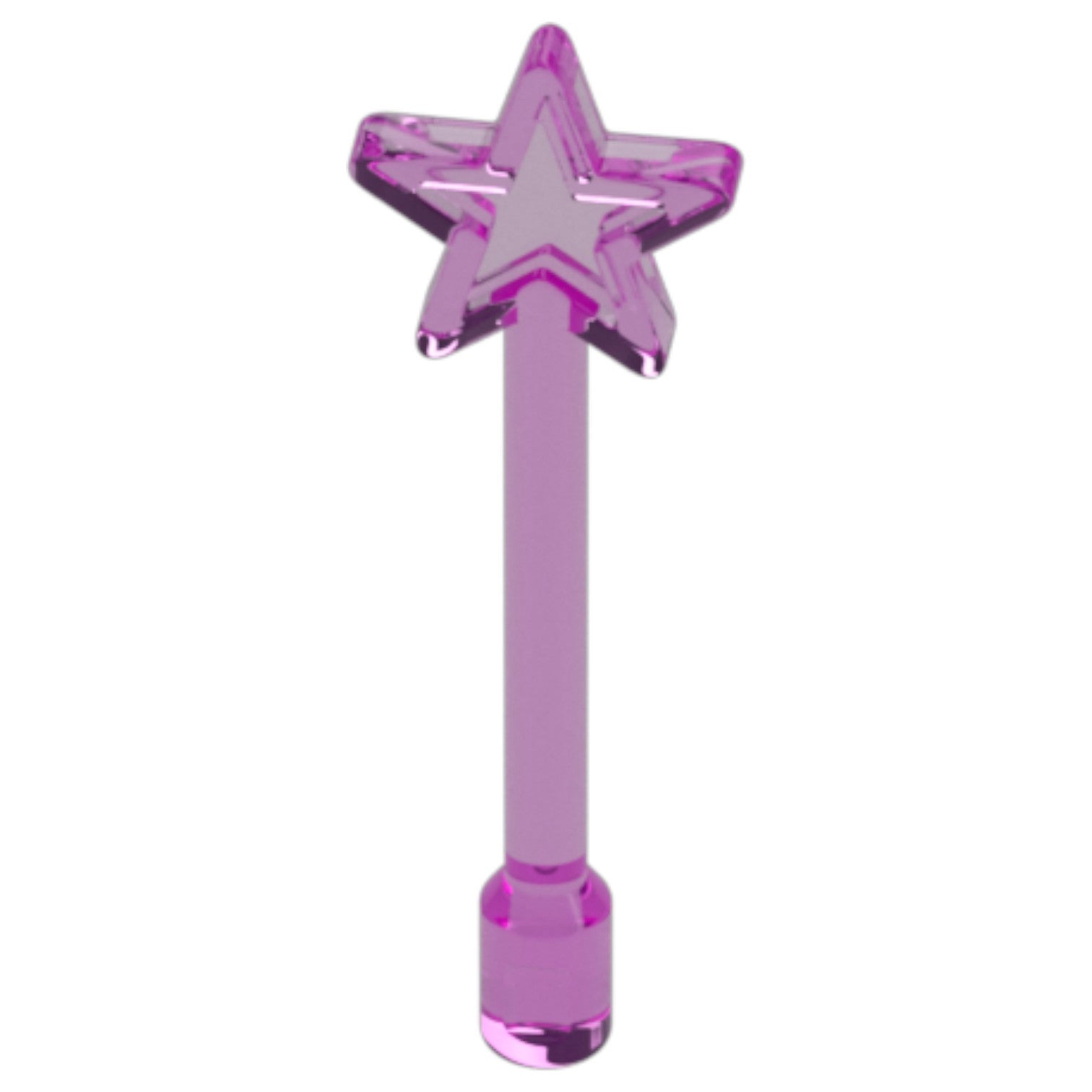 LEGO Zubehör Waffe Zauberstab 10 Stk. - Neon Pink - 28681