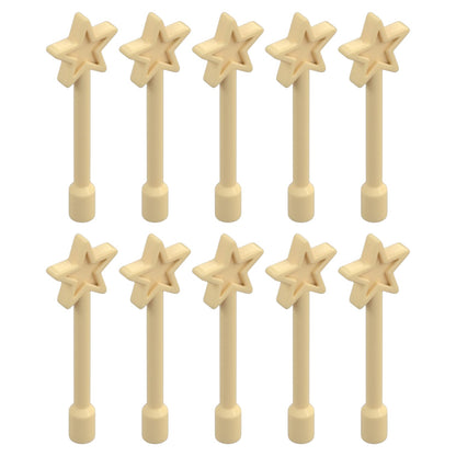 LEGO Zubehör Waffe Zauberstab 10 Stk. - Ziegel Gelb - 28681
