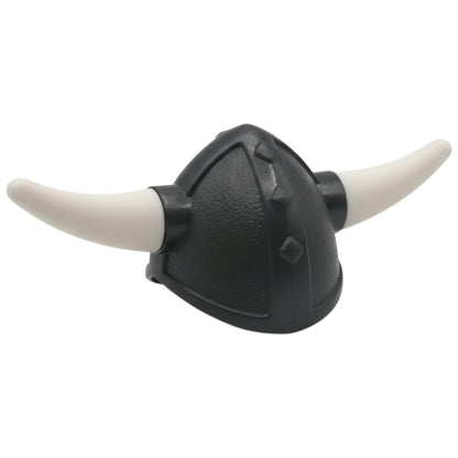 LEGO Zubehör Wikinger Helm mit Hörner - Grau