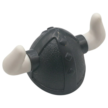 LEGO Zubehör Wikinger Helm mit krummen Hörner - Grau - 6391821