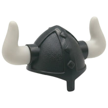 LEGO Zubehör Wikinger Helm mit krummen Hörner - Grau - 6391821