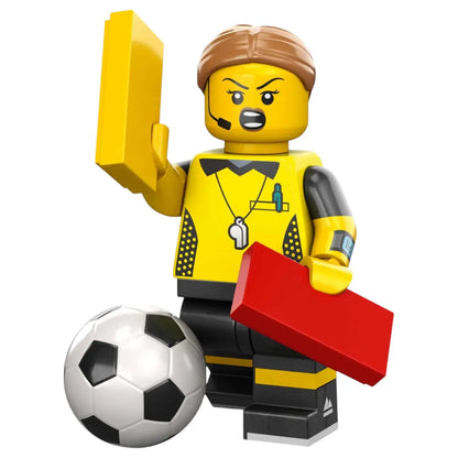 LEGO Minifigur Serie 24 Fussballschiedsrichterin - col411 Spiele Pirat