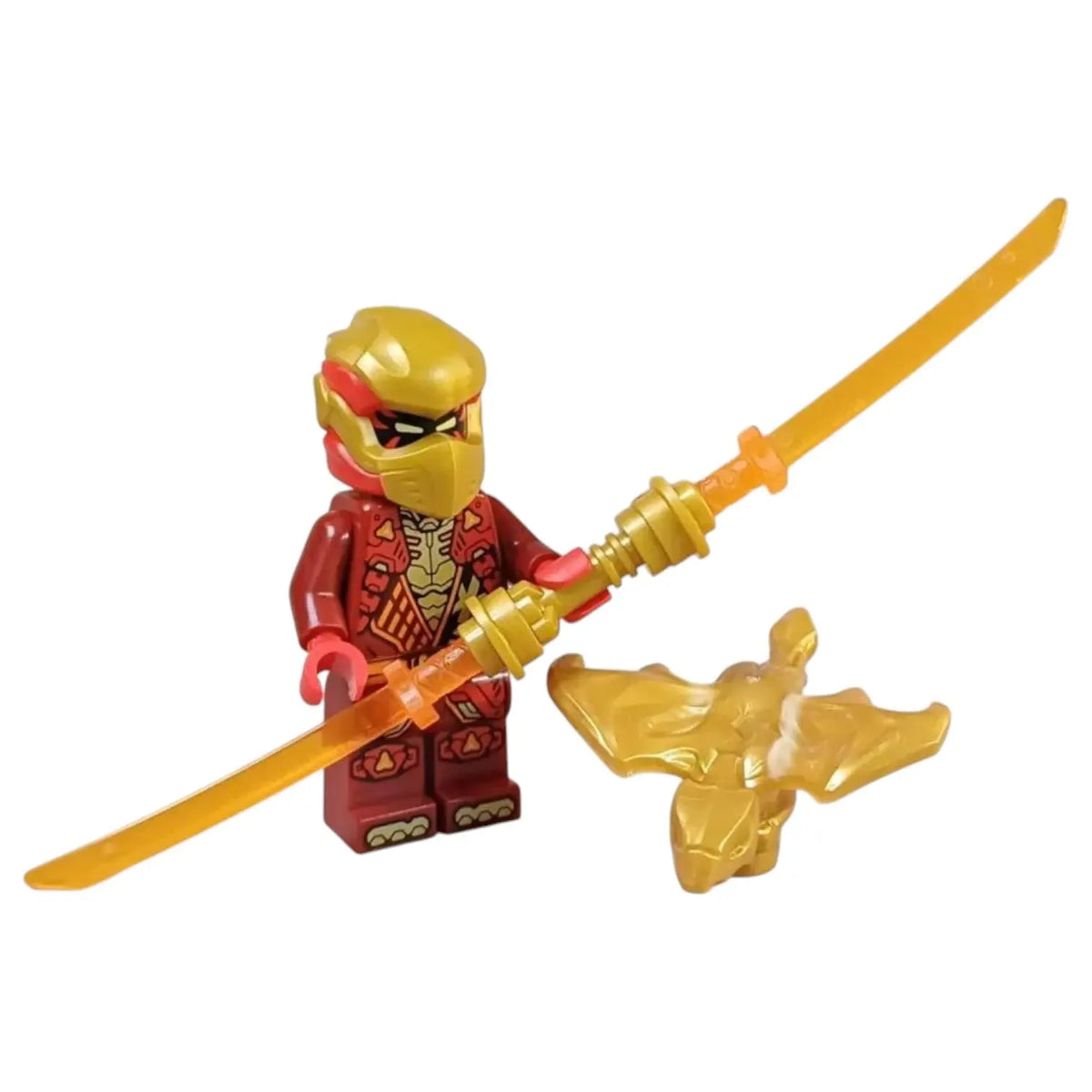 LEGO Ninjago Minifigur Kai mit Waffe und Drachen - njo0925