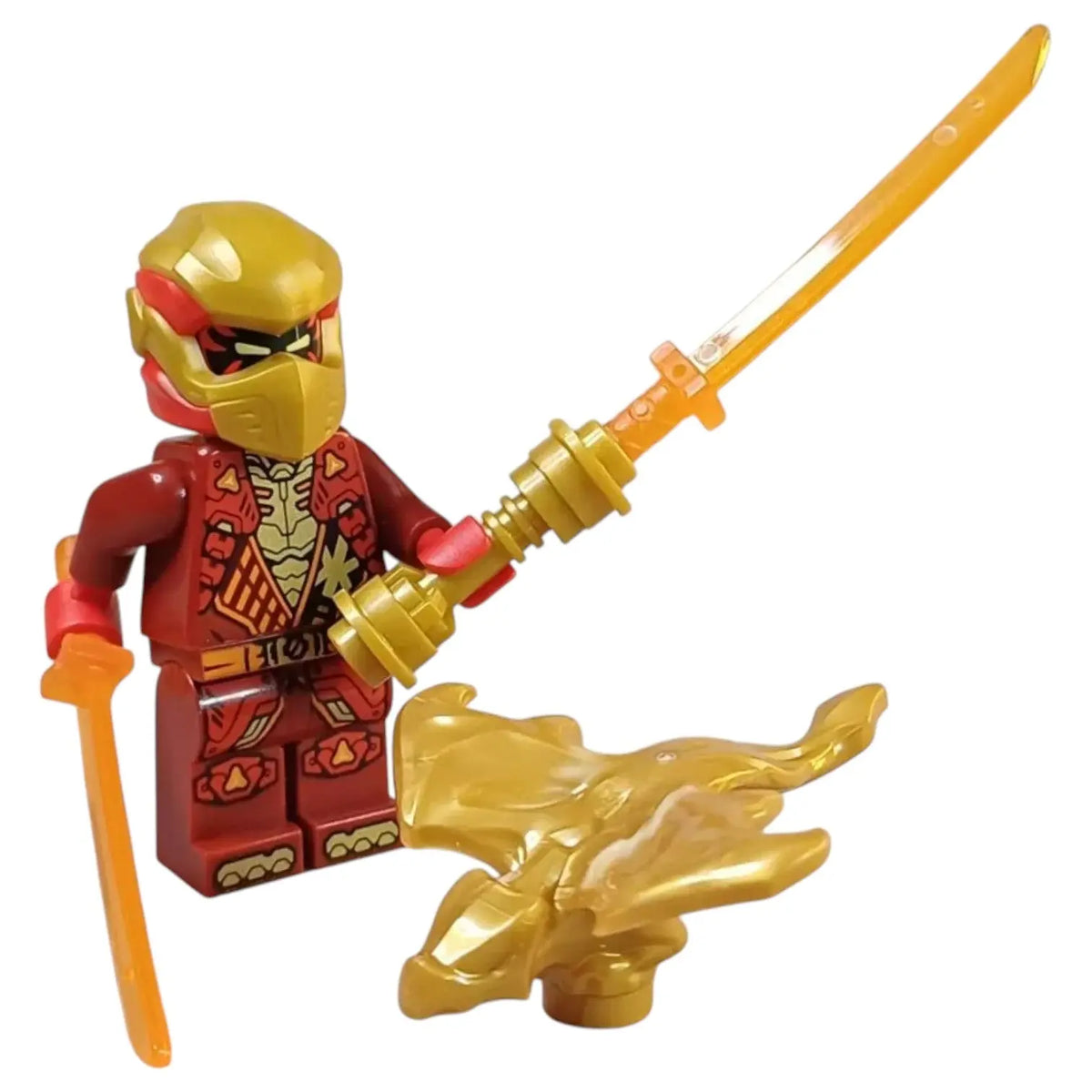 LEGO Ninjago Minifigur Kai mit Waffe und Drachen - njo0925