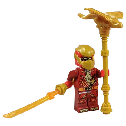 LEGO Ninjago Minifigur Kai mit Waffe und Drachen - njo0925