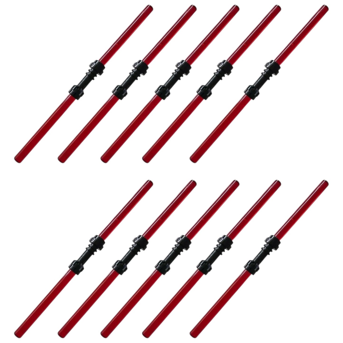 LEGO® Zubehör Laserschwert Doppel 10 Stk. - Rot Schwarz