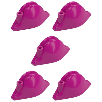 LEGO® Zubehör Kopfbedeckung Hut - Pirat Bicorne 5 Stk. - Magenta - 2528