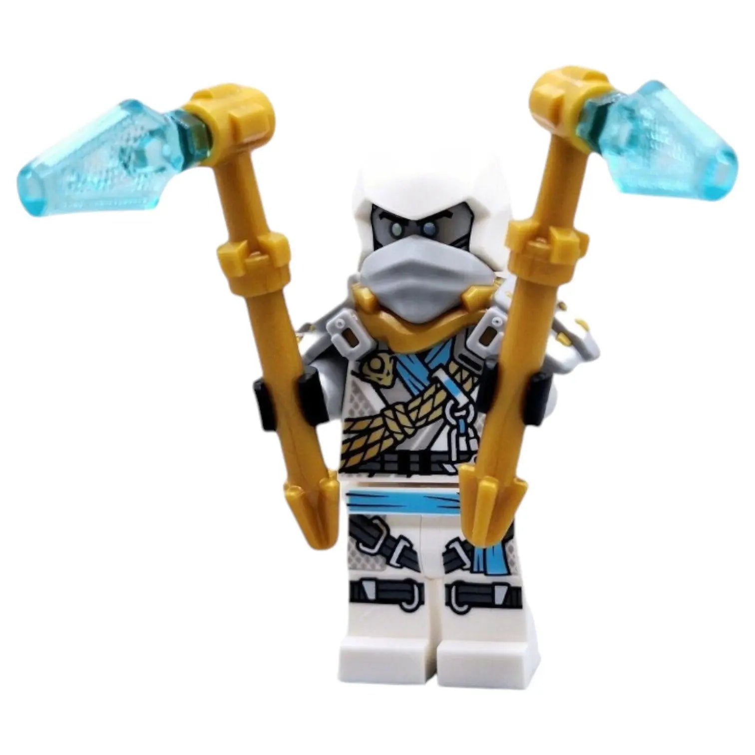 LEGO Ninjago Minifigur Zane mit Waffe - njo0875 Spiele Pirat