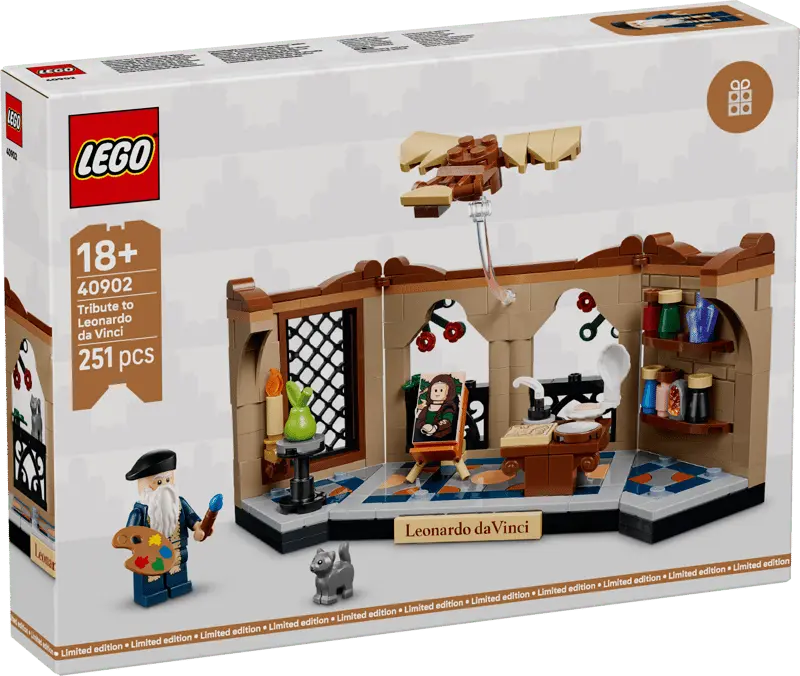 LEGO Limited Set Hommage an Leonardo da Vinci - 40902 Spiele Pirat