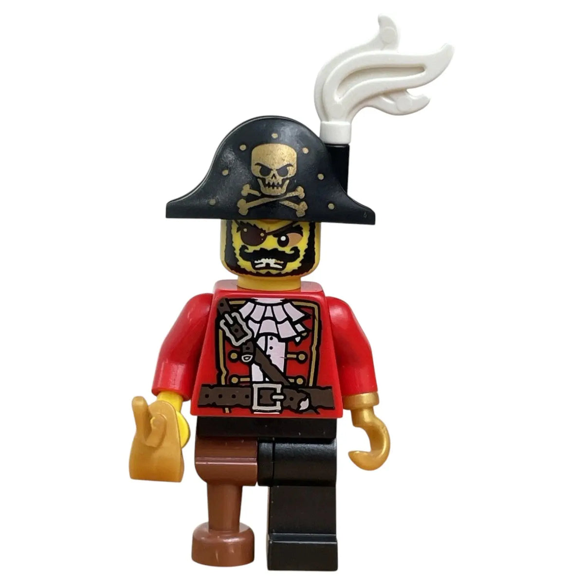 LEGO Piraten Minifigur Serie 8 Pirat Kapitän mit Waffe - col127