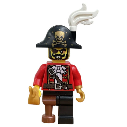 LEGO Piraten Minifigur Serie 8 Pirat Kapitän mit Waffe - col127