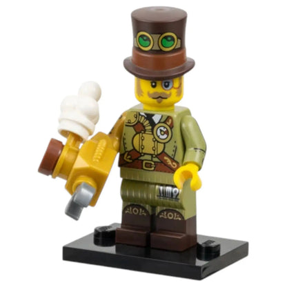 LEGO Minifigur Serie 27 Steampunk Erfinder - col460