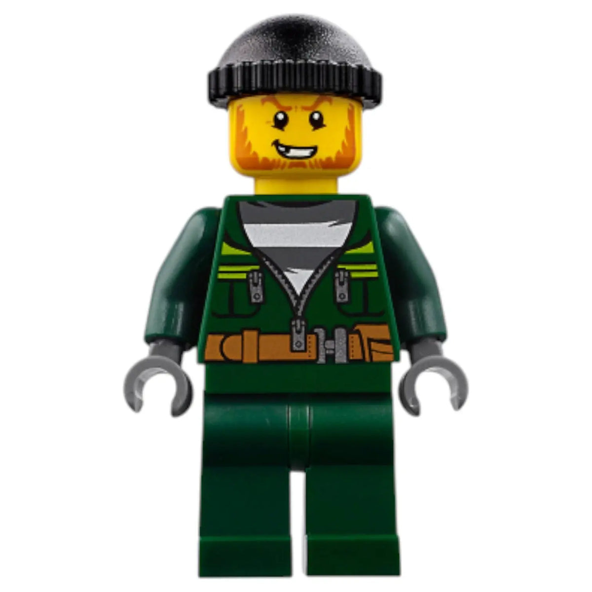 LEGO City Minifigur Stadt-Bandit mit Strickmütze - cty0735