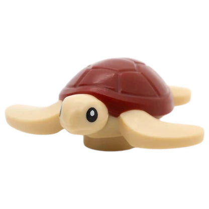 LEGO Zubehör Tiere  Schildkrötenbaby - Beige Dunkelrot Spiele Pirat