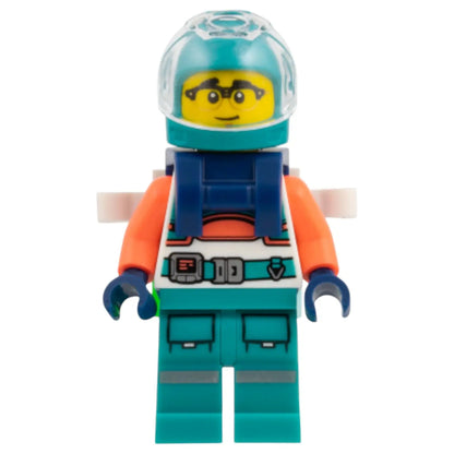 LEGO Space Minifigur Astronaut Männlich - edu031