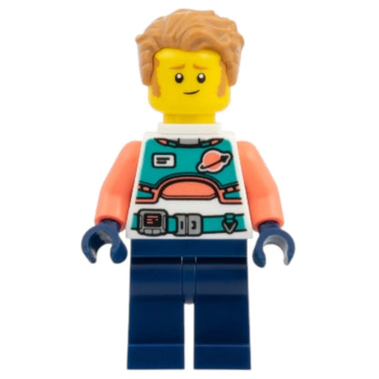 LEGO Space Minifigur Astronaut Männlich - edu034