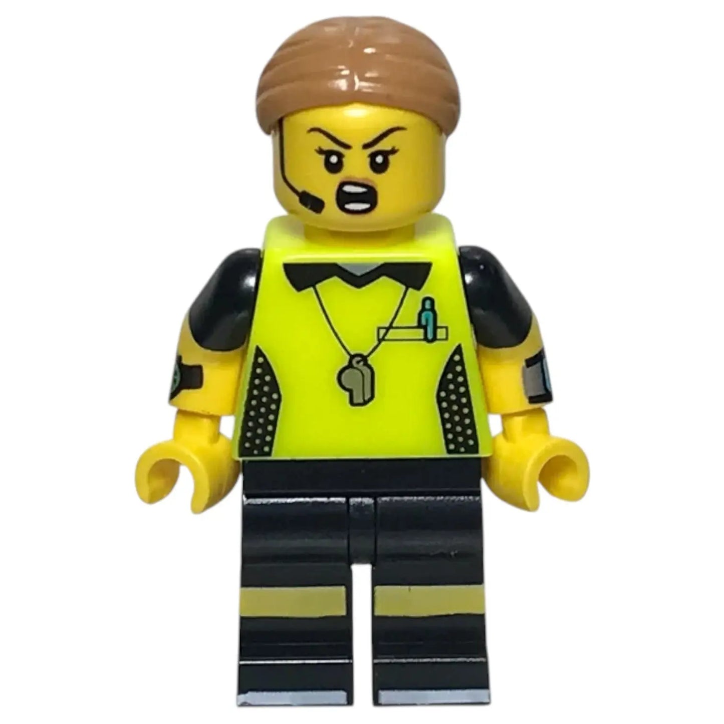LEGO Minifigur Serie 24 Fussballschiedsrichterin - col411 Spiele Pirat