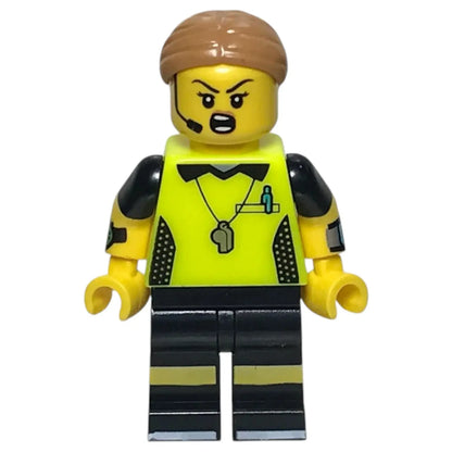 LEGO Minifigur Serie 24 Fussballschiedsrichterin - col411 Spiele Pirat