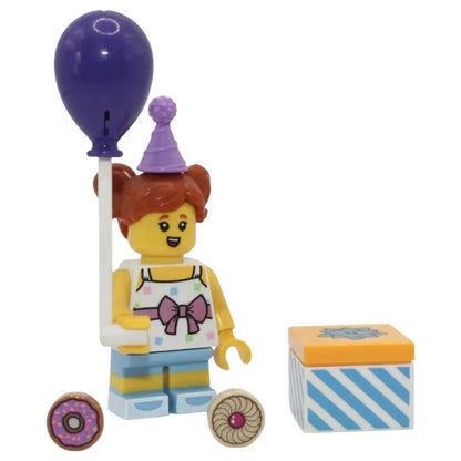 LEGO Minifigur Serie 18 Birthday Party Girl - col317 Spiele Pirat