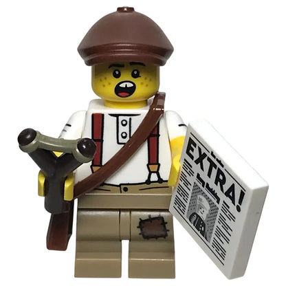 LEGO Minifigur Serie 24  Zeitungsjunge - col423 Spiele Pirat