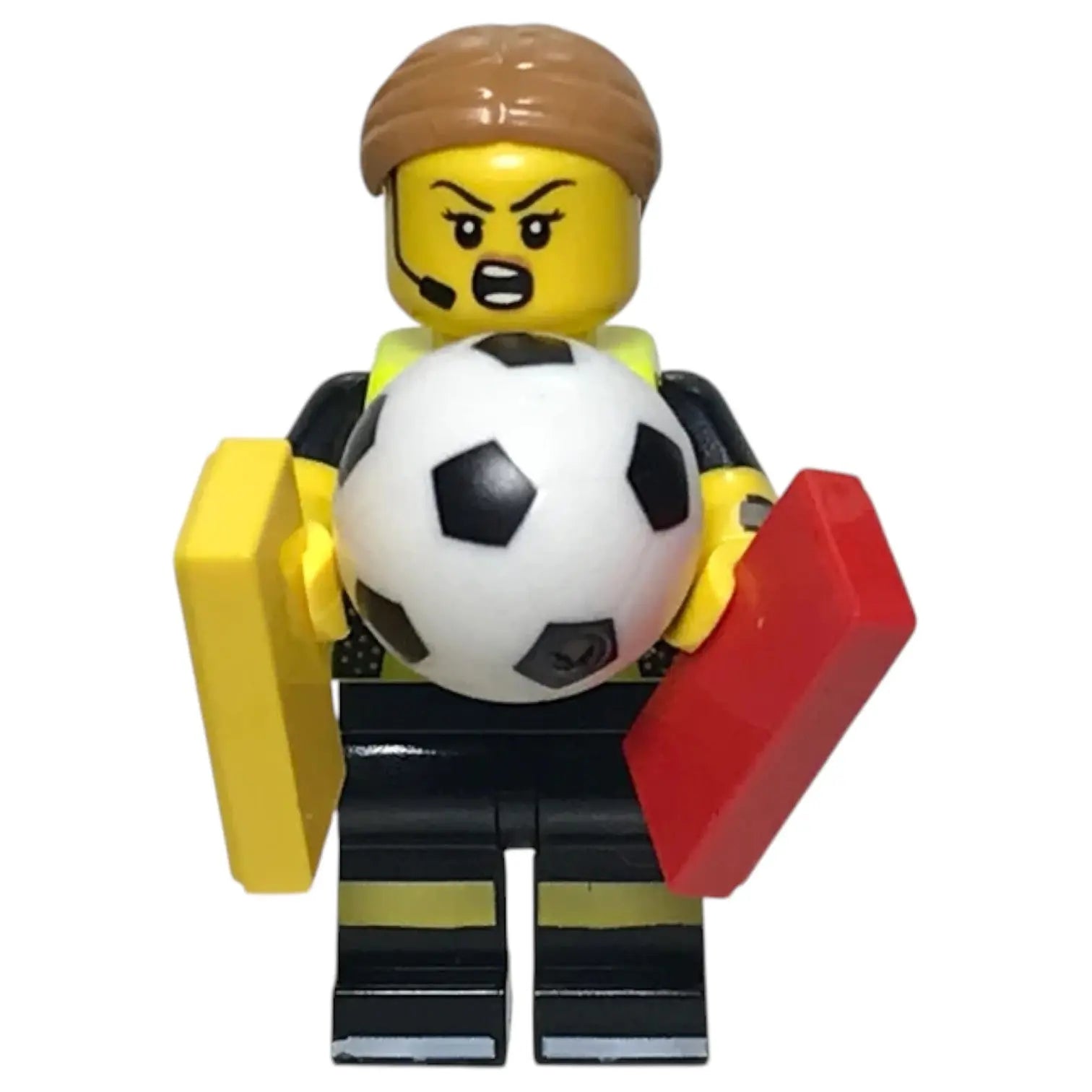 LEGO Minifigur Serie 24 Fussballschiedsrichterin - col411 Spiele Pirat