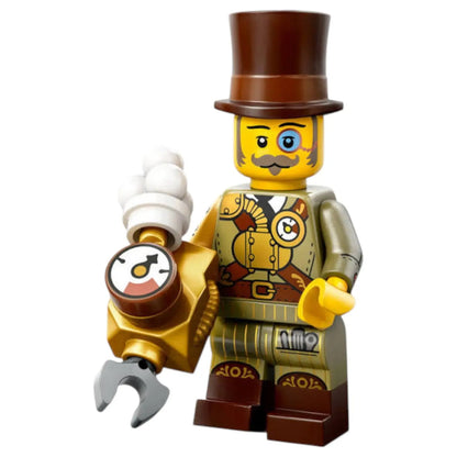 LEGO Minifigur Serie 27 Steampunk Erfinder - col460