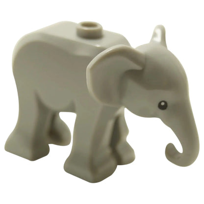 LEGO Zubehör Tiere Elefantenbaby - Hellgrau