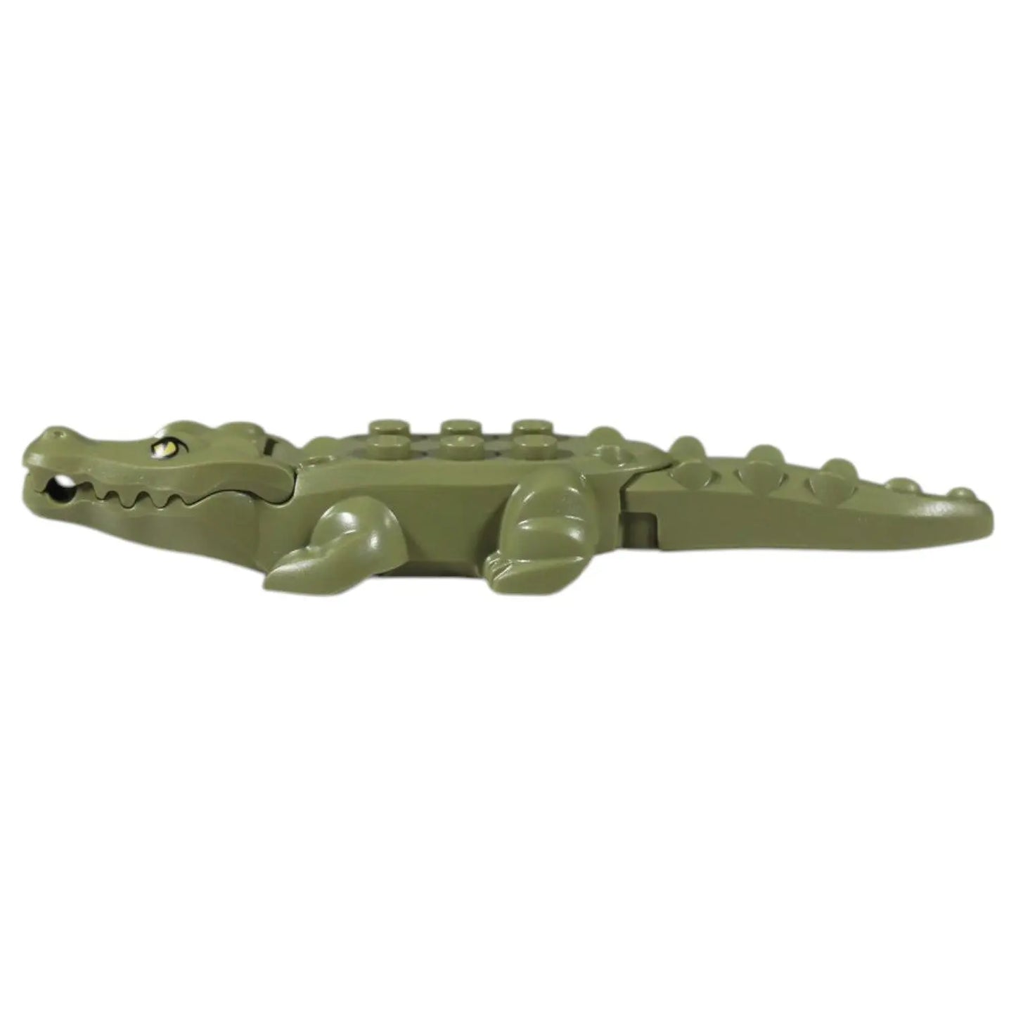LEGO Zubehör Tiere Alligator Krokodil Oliven Grün