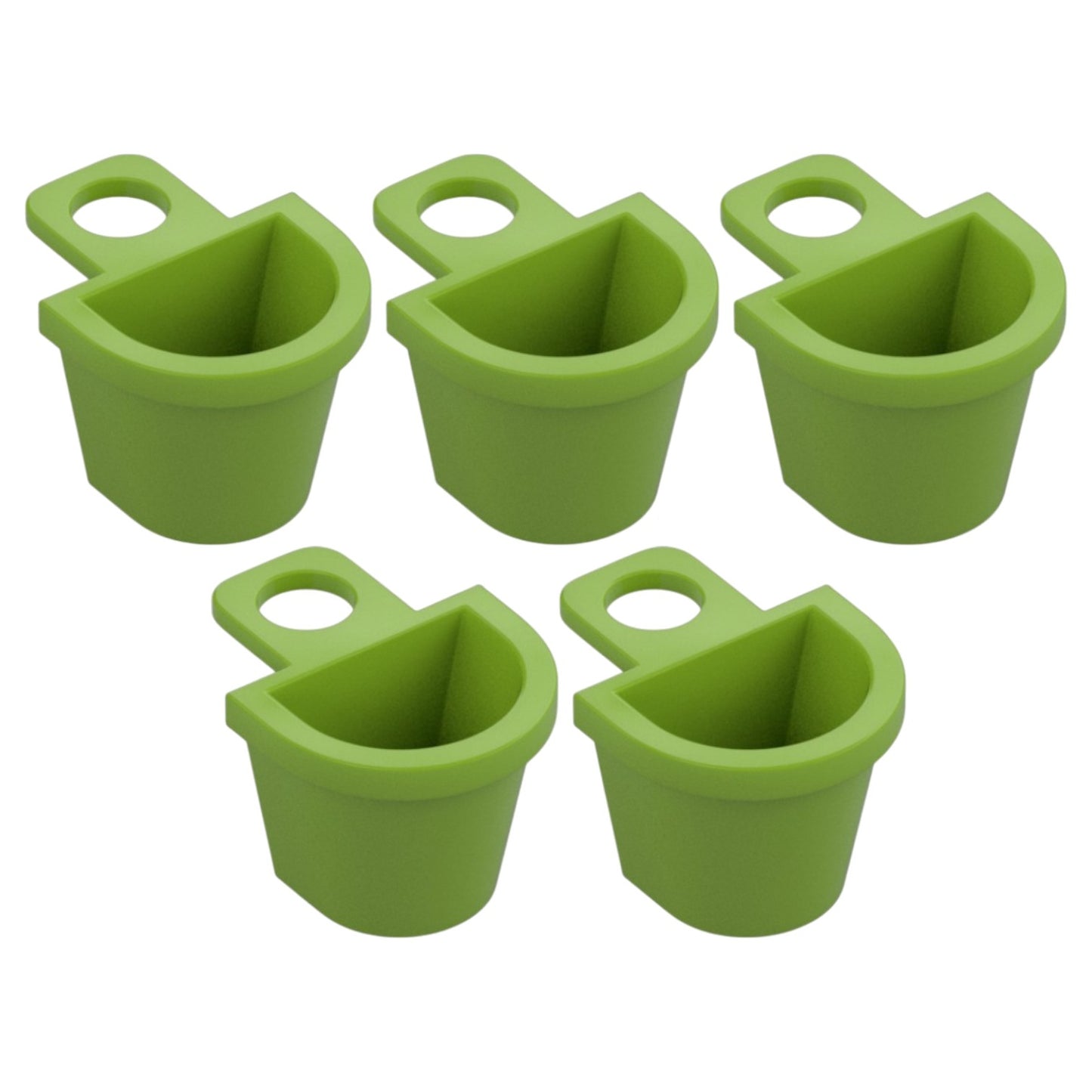 LEGO® Zubehör Korb 5 Stk. - Lime - 5678