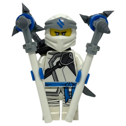 LEGO Ninjago Minifigur Zane Legacy mit Waffe - njo0623 Spiele Pirat