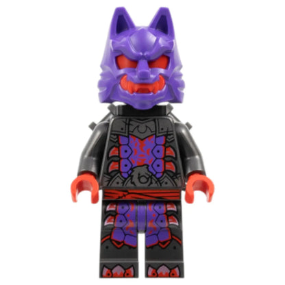LEGO Ninjago Minifigur Wolf Mask Warrior - njo0903 Spiele Pirat