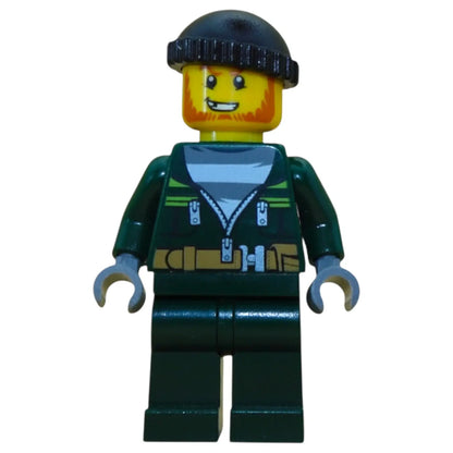 LEGO City Minifigur Stadt-Bandit mit Strickmütze - cty0735