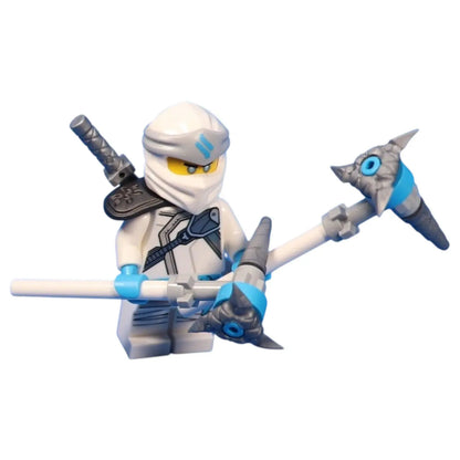 LEGO Ninjago Minifigur Zane Legacy mit Waffe - njo0623 Spiele Pirat
