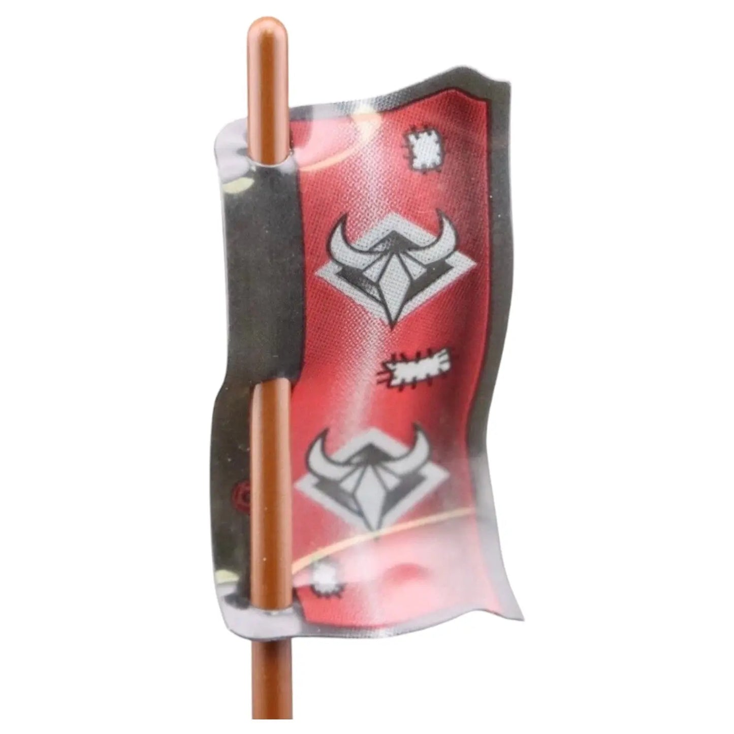 LEGO Zubehör Flagge Ninja 3x6 - Rot - Gebraucht Spiele Pirat
