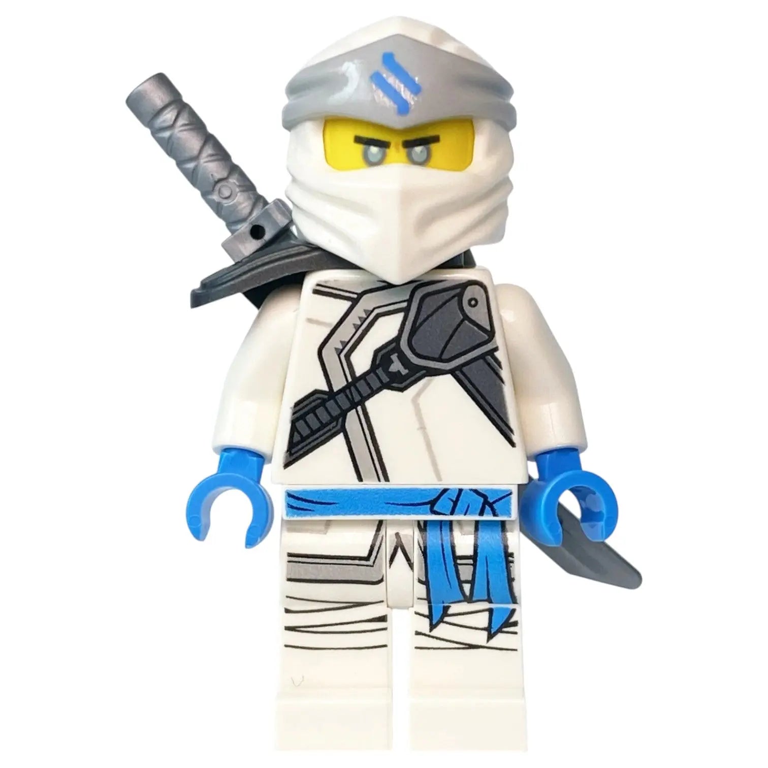 LEGO Ninjago Minifigur Zane Legacy mit Waffe - njo0623 Spiele Pirat