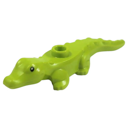 LEGO Zubehör Tiere Baby Alligator Krokodil Limetten Grün