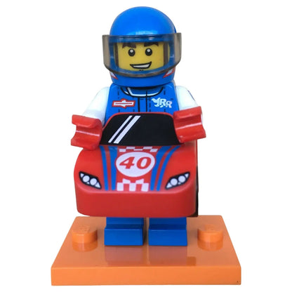 LEGO Minifigur Serie 18  Rennsport-Fan - col324 Spiele Pirat