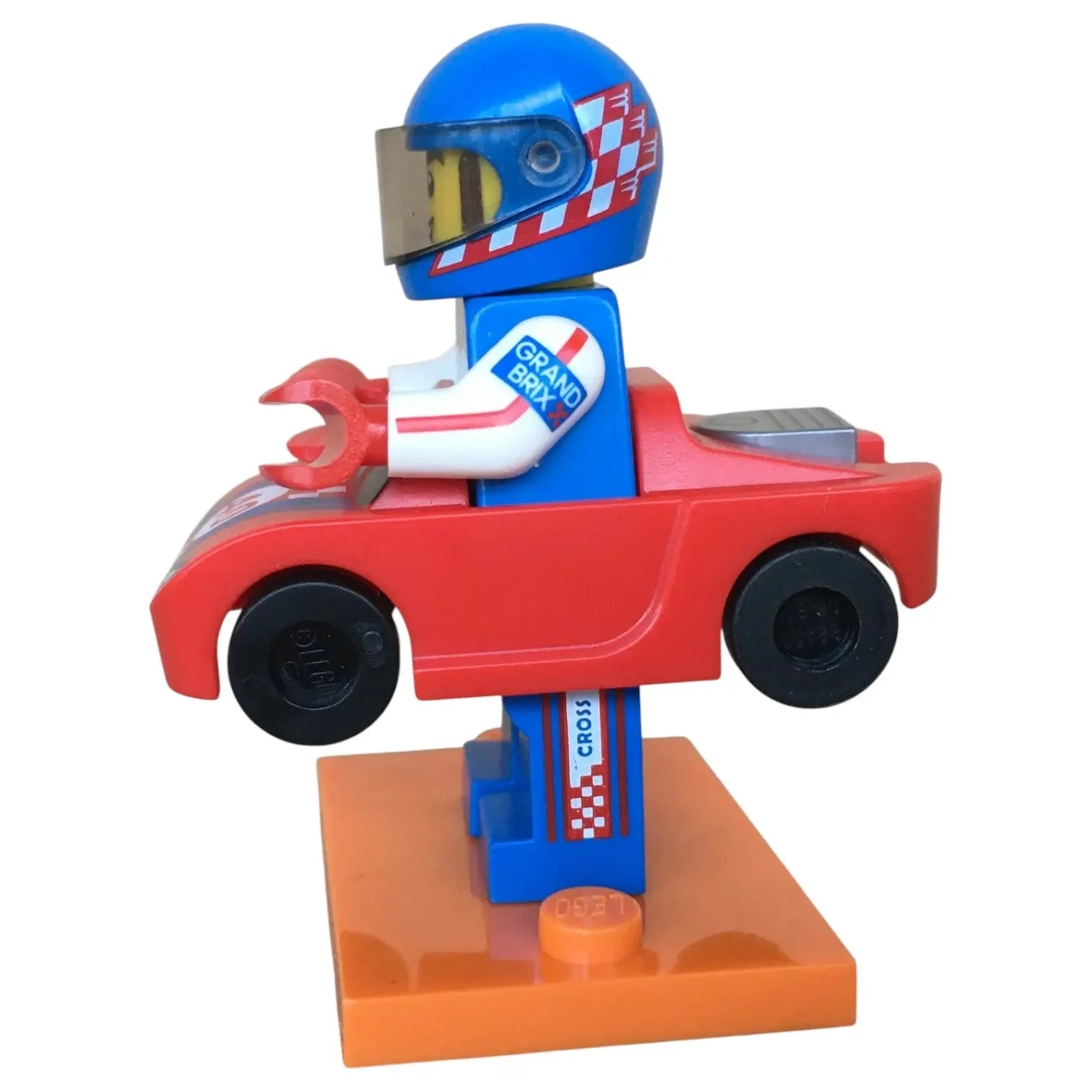 LEGO Minifigur Serie 18  Rennsport-Fan - col324 Spiele Pirat