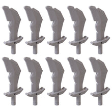 LEGO® Zubehör Waffe Schwert Krummsäbel Ork 10 Stk. - Silber Metallic - 60752