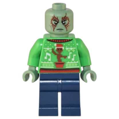 LEGO Super Heroes Minifigur Drax im Holiday Sweater - sh0837