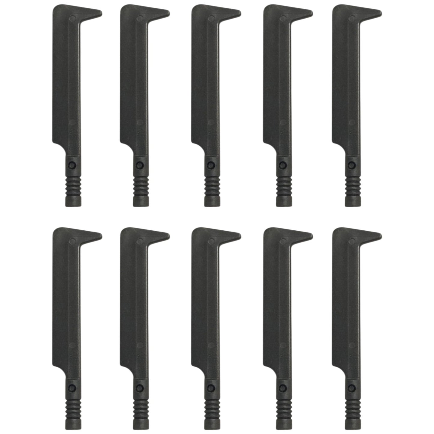 LEGO® Zubehör Waffe Schwert Uruk-hai 10 Stk. - Schwarz - 10050